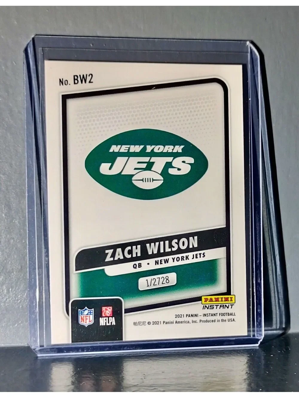 Zach Wilson 2021 Panini NFL Black and White Rookies #2 Card 1/2728